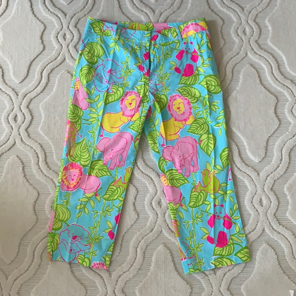 Lilly Pulitzer Zoo Animal Capris